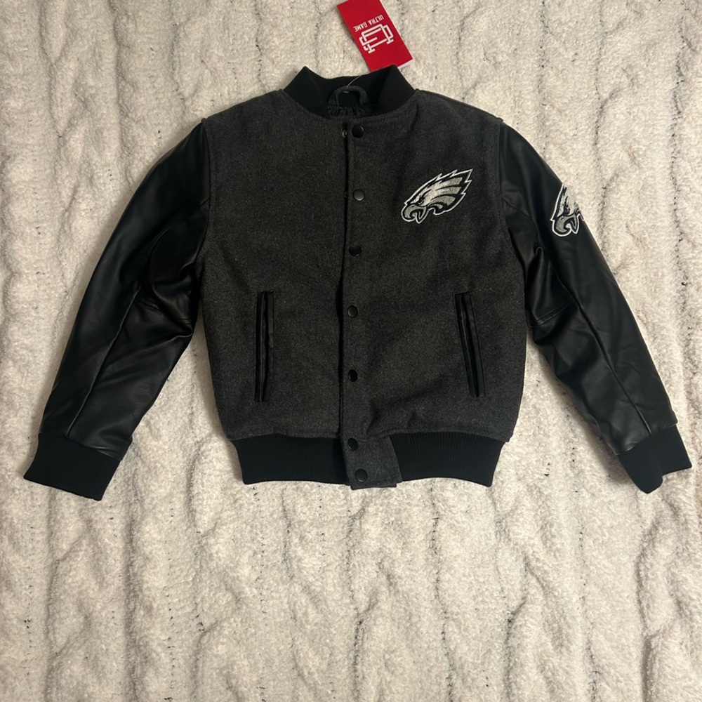 NFL Kids Jacket - Black and Gray